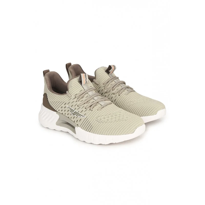 Men Beige Walking Shoes - Image 6