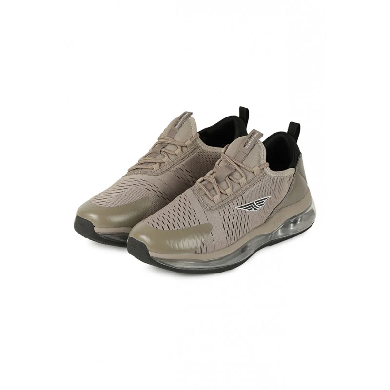Men Beige Walking Shoes - Image 4