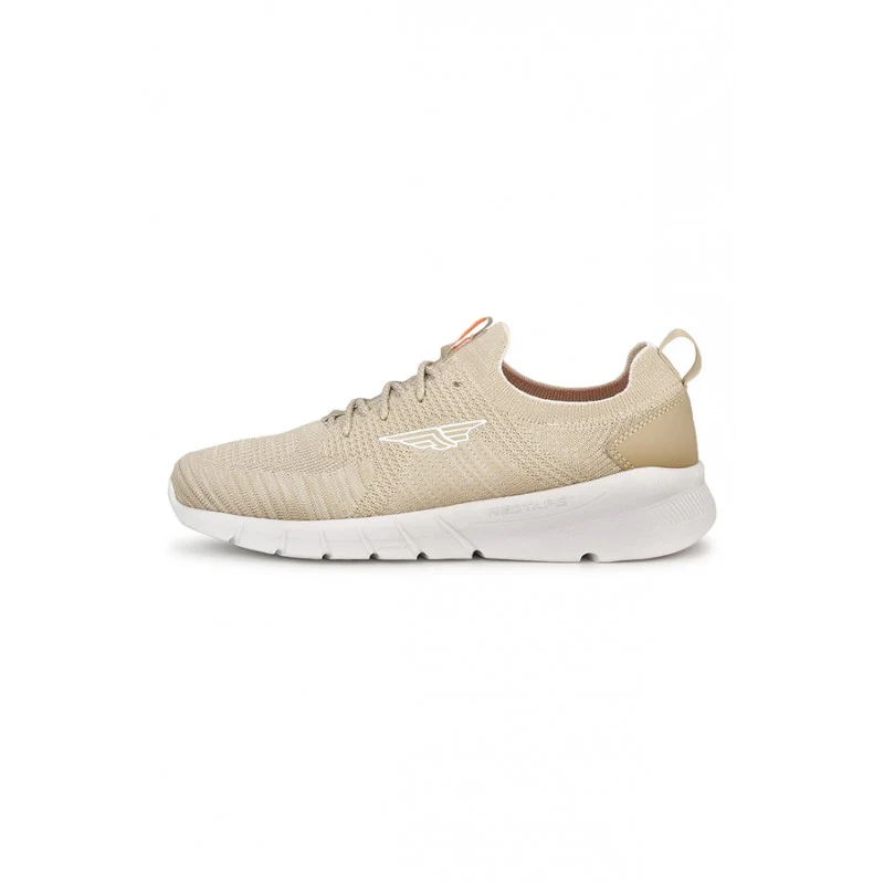 Men Beige Walking Shoes - Image 3