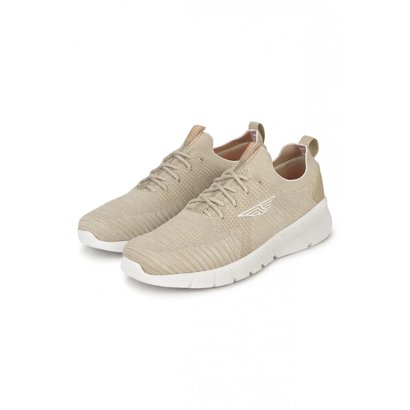 Men Beige Walking Shoes - Image 4