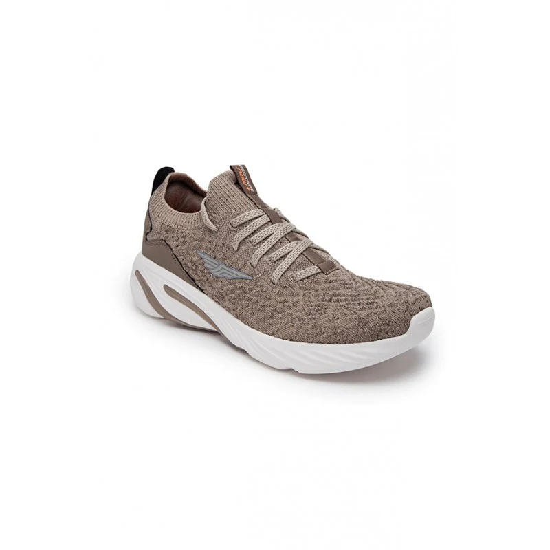 Men Beige Walking Shoes - Image 2