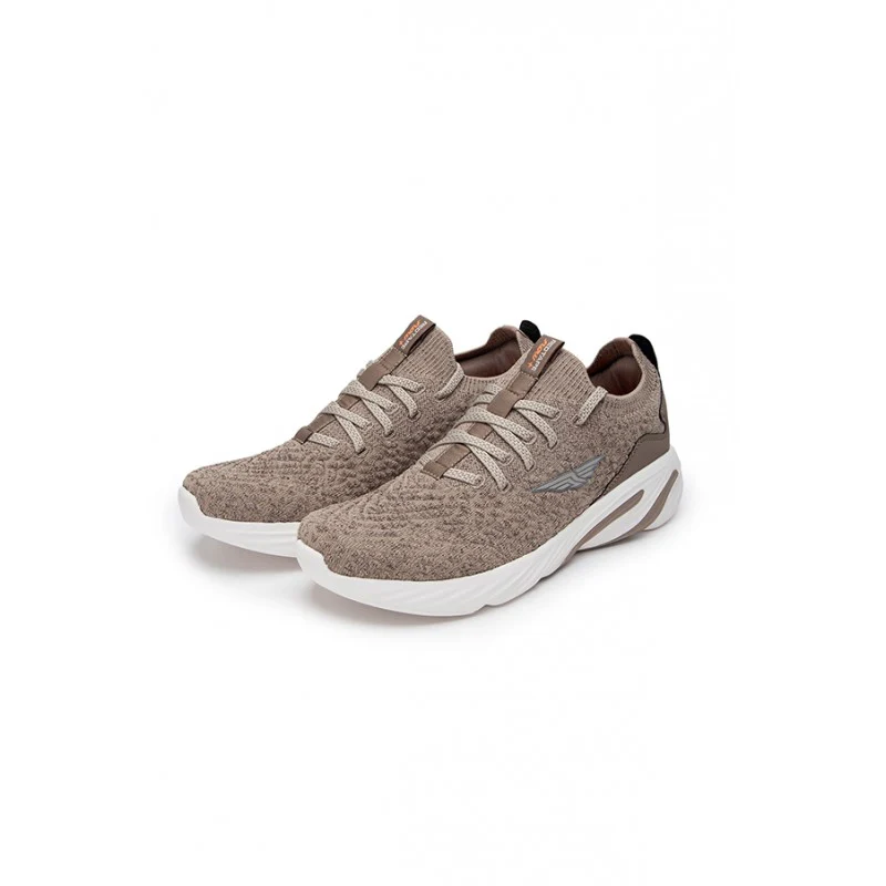 Men Beige Walking Shoes - Image 5