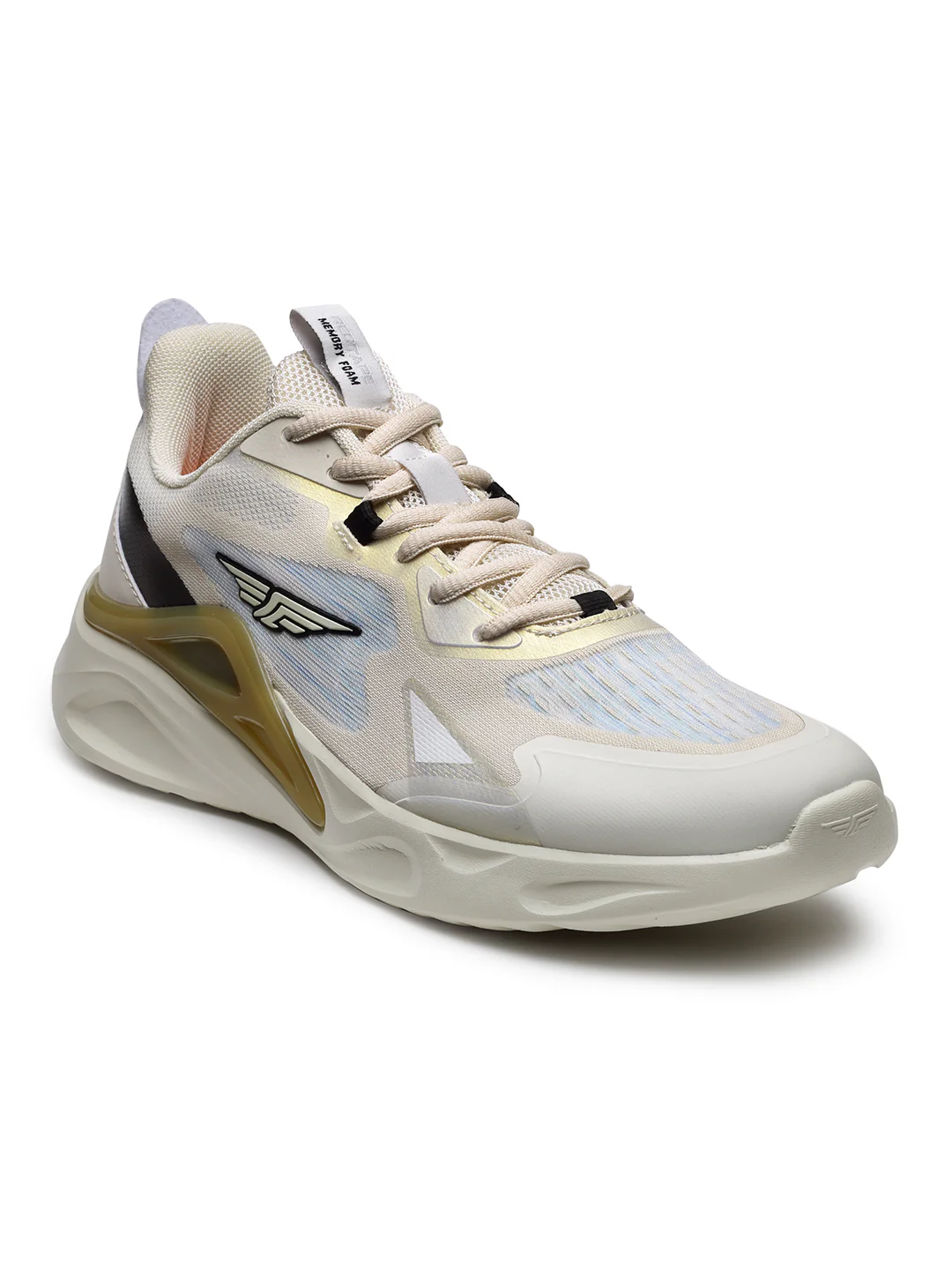 Men Beige Walking Shoes - Image 2
