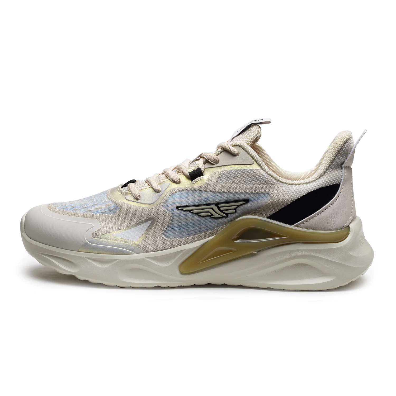 Men Beige Walking Shoes - Image 4