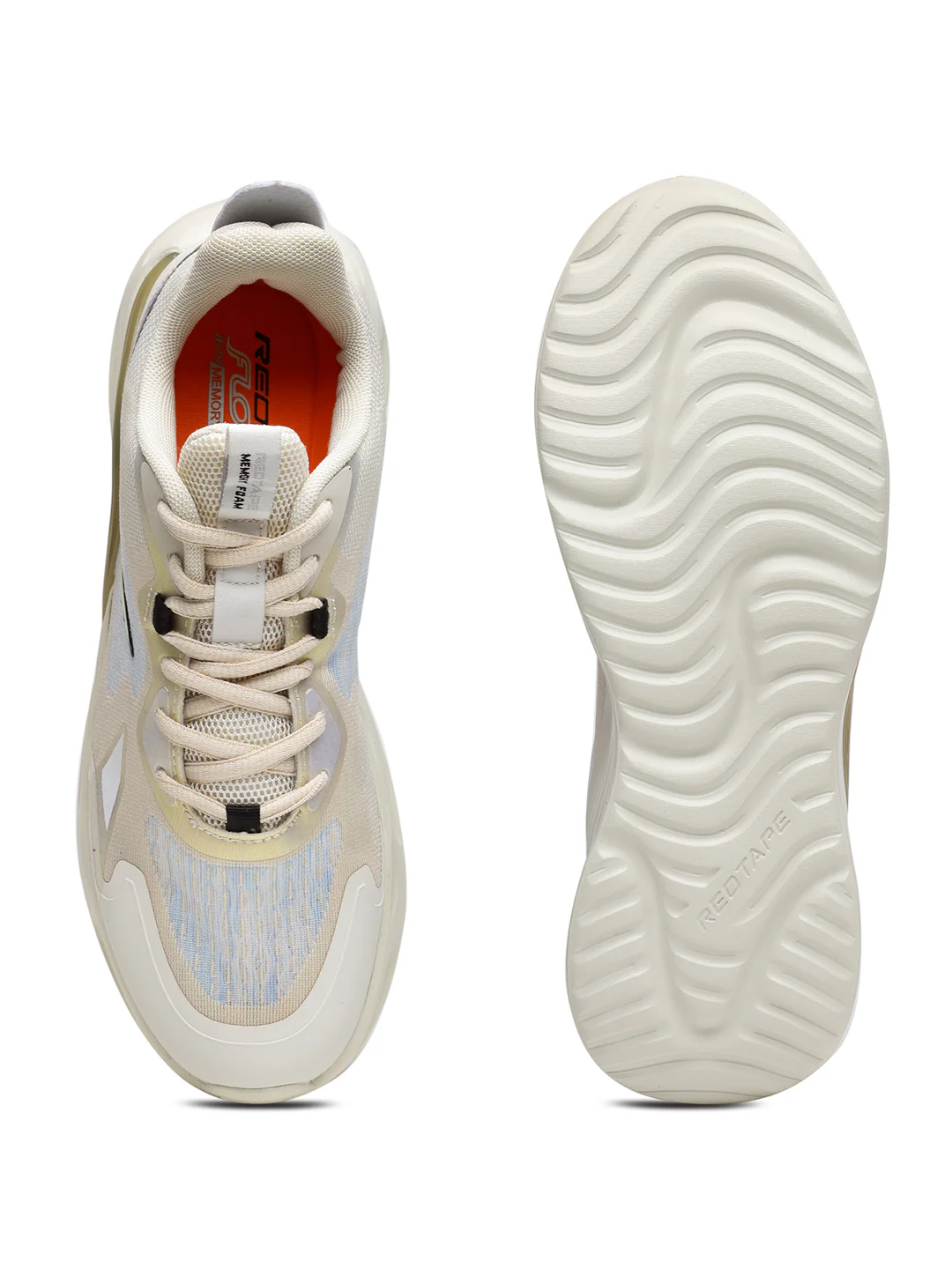 Men Beige Walking Shoes - Image 6