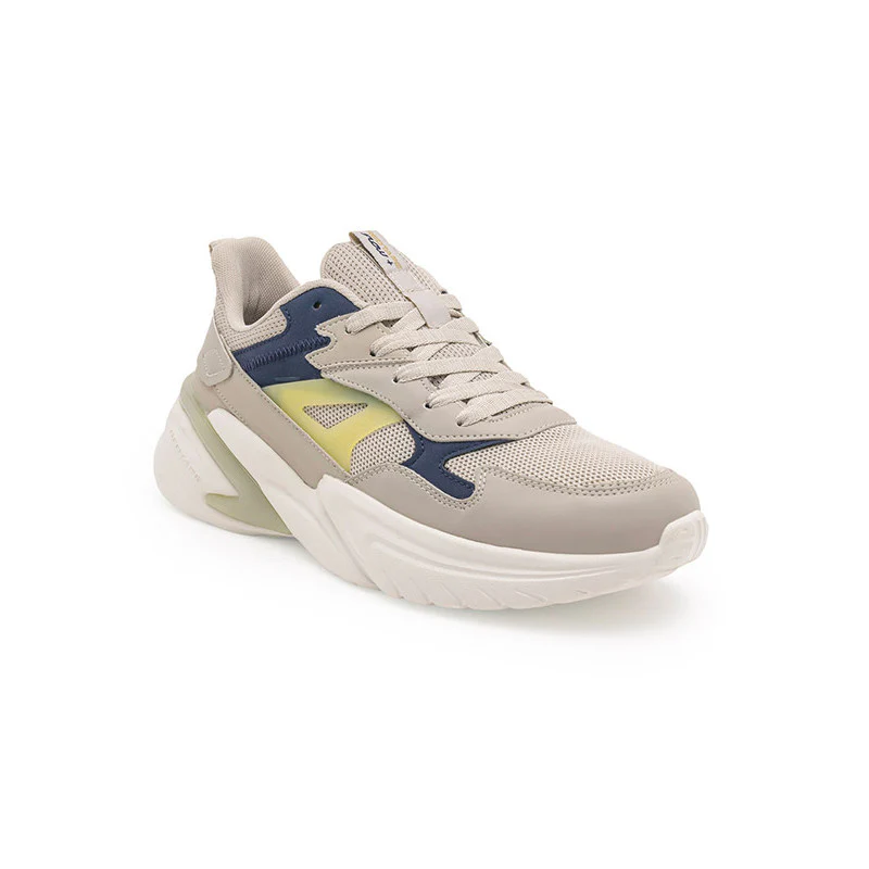 Men Beige Walking Shoes - Image 2