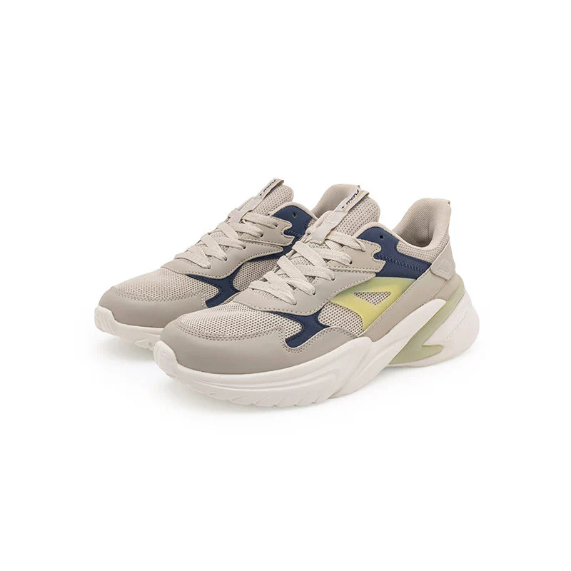 Men Beige Walking Shoes - Image 5