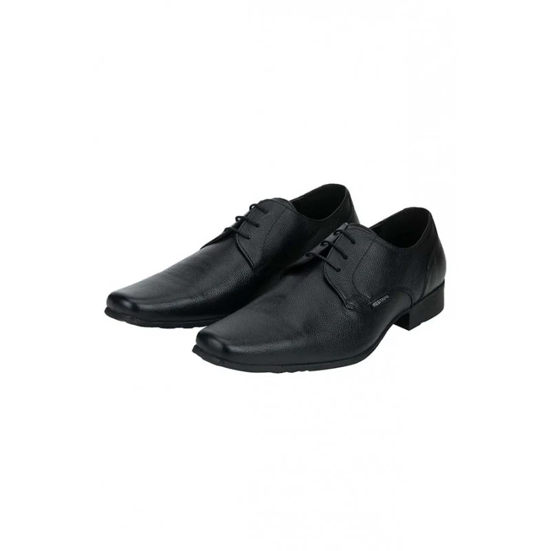 Men Black Derby Shoes - Image 3
