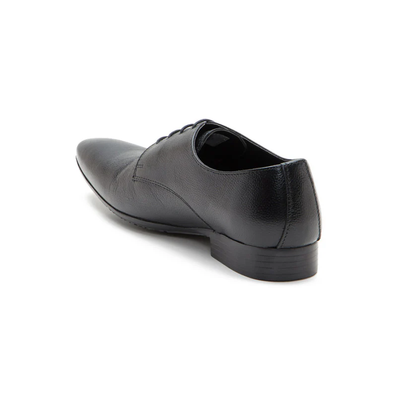 Men Black Derby Shoes - Image 6