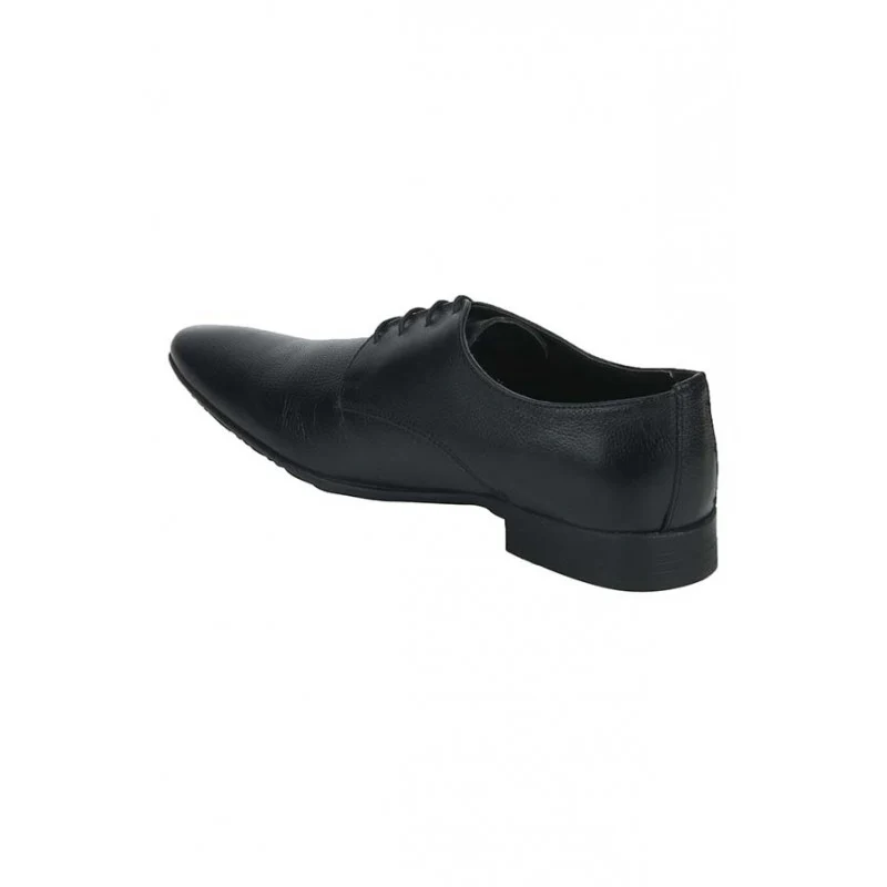 Men Black Derby Shoes - Image 5