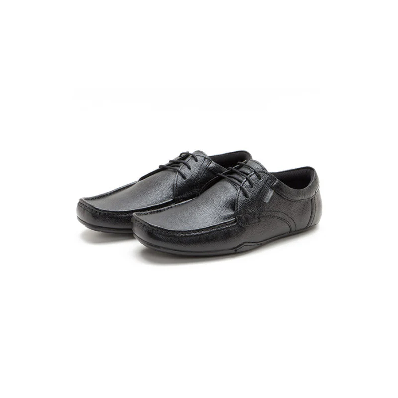 Men Black Derby Shoes - Image 4