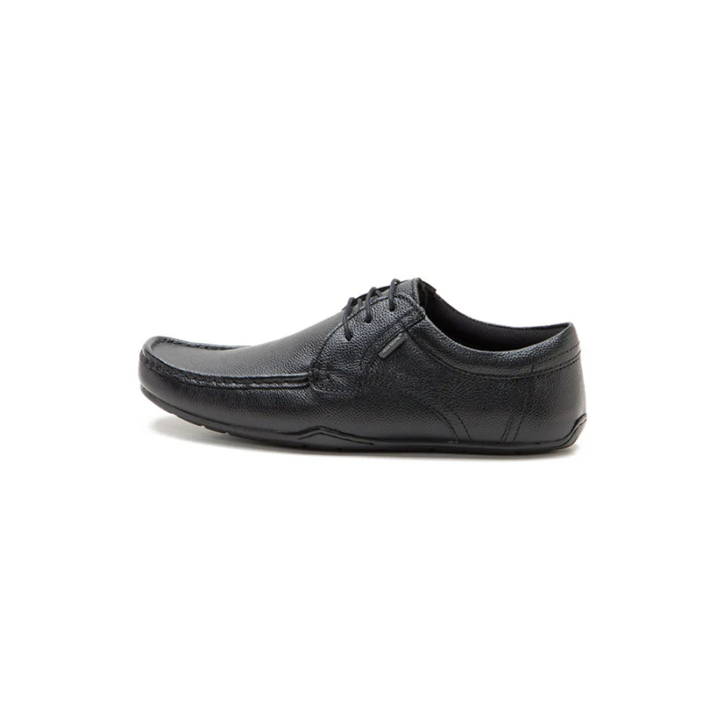 Men Black Derby Shoes - Image 5