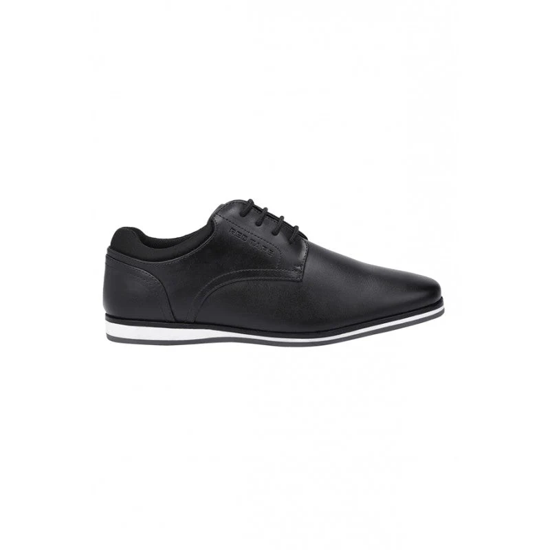 Men Black Derby Shoes - Image 2