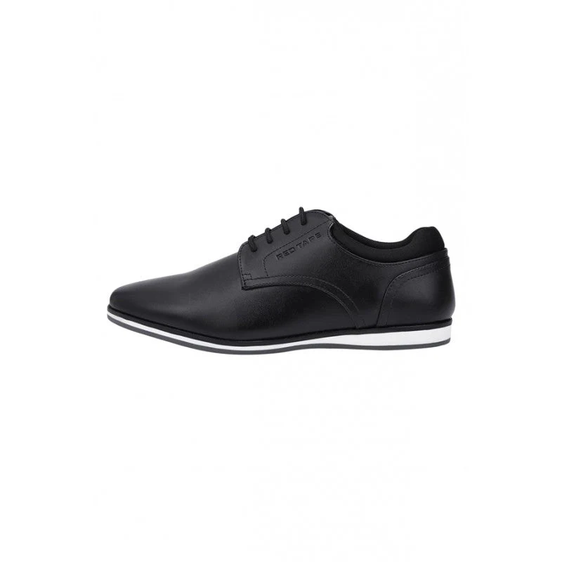 Men Black Derby Shoes - Image 4