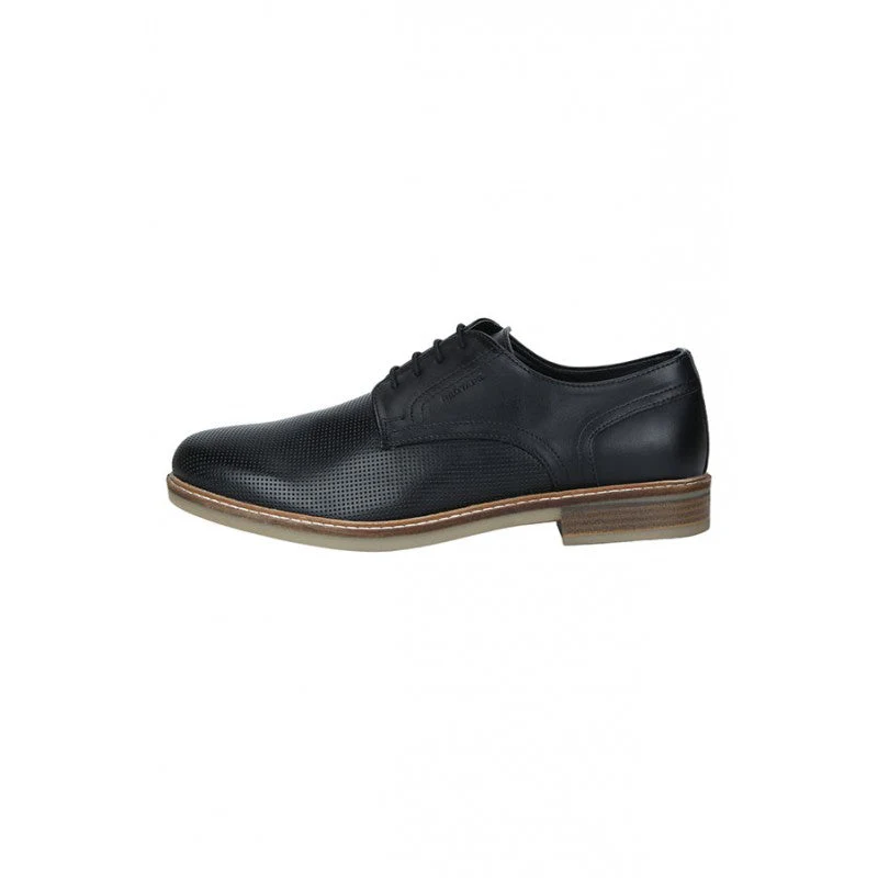 Men Black Derby Shoes - Image 4