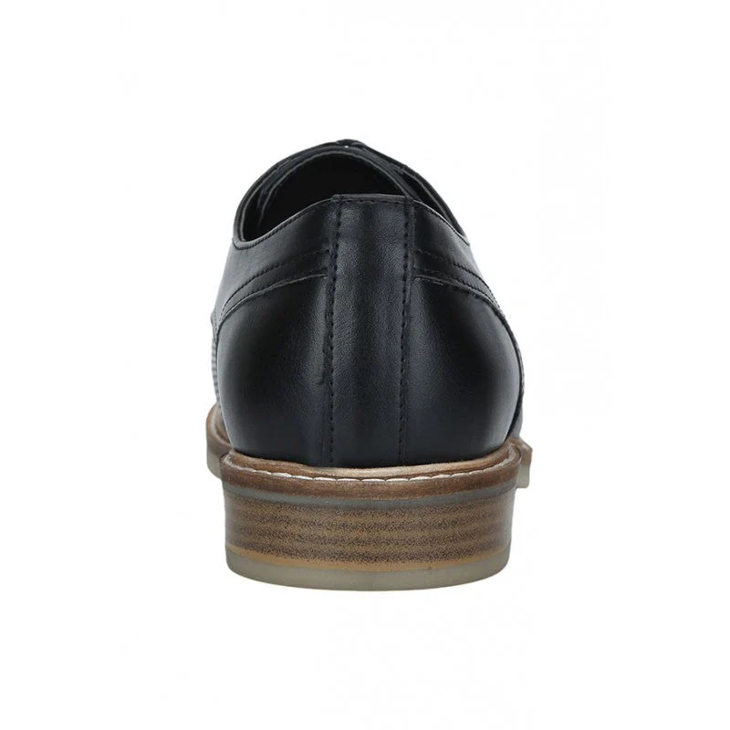 Men Black Derby Shoes - Image 6