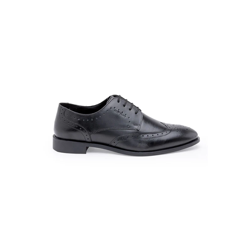 Men Black Derby Shoes - Image 3