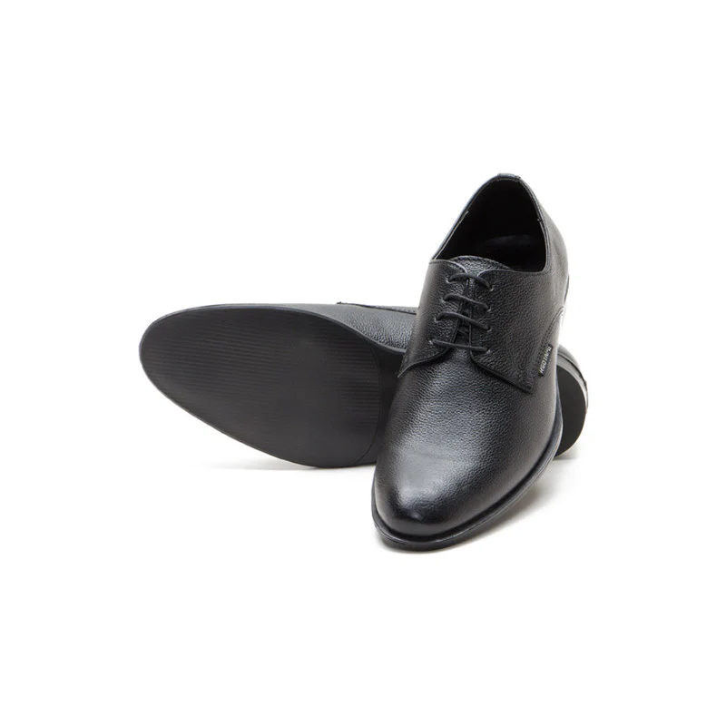 Men Black Derby Shoes - Image 3