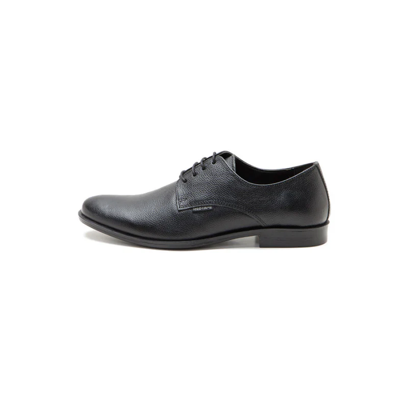 Men Black Derby Shoes - Image 5