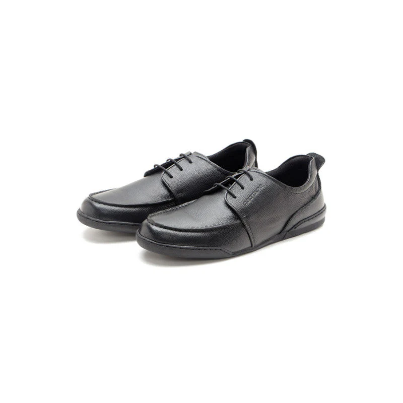 Men Black Derby Shoes - Image 3