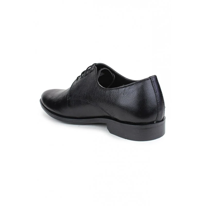 Men Black Derby Shoes - Image 4
