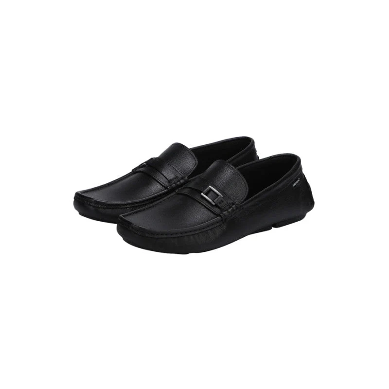 Men Black Driving Shoes - Image 5