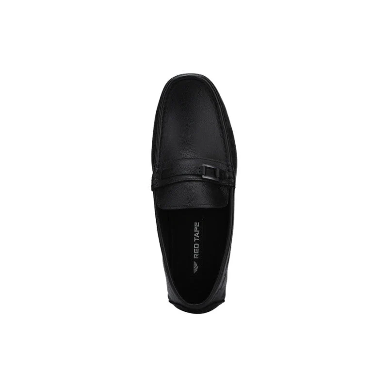 Men Black Driving Shoes - Image 6
