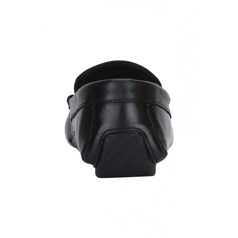 Men Black Driving Shoes - Image 6