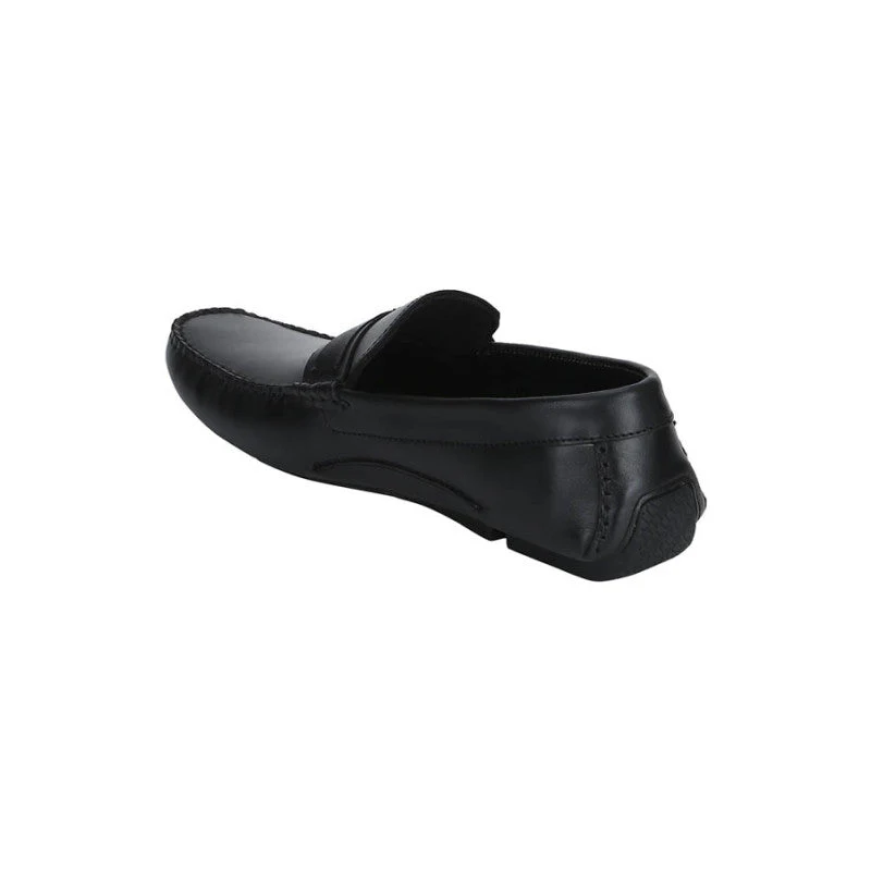 Men Black Driving Shoes - Image 5