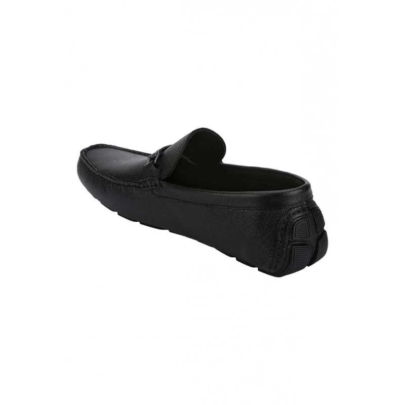 Men Black Driving Shoes - Image 2