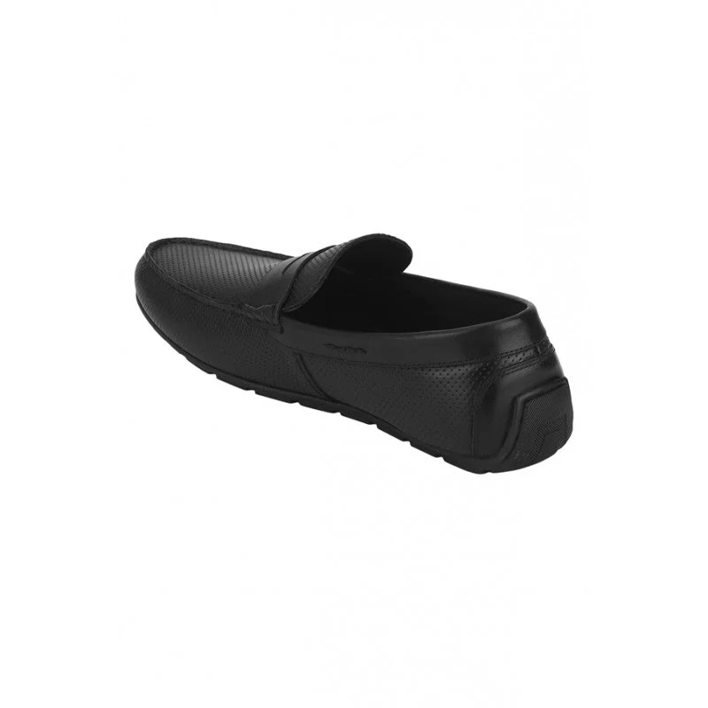 Men Black Driving Shoes - Image 2