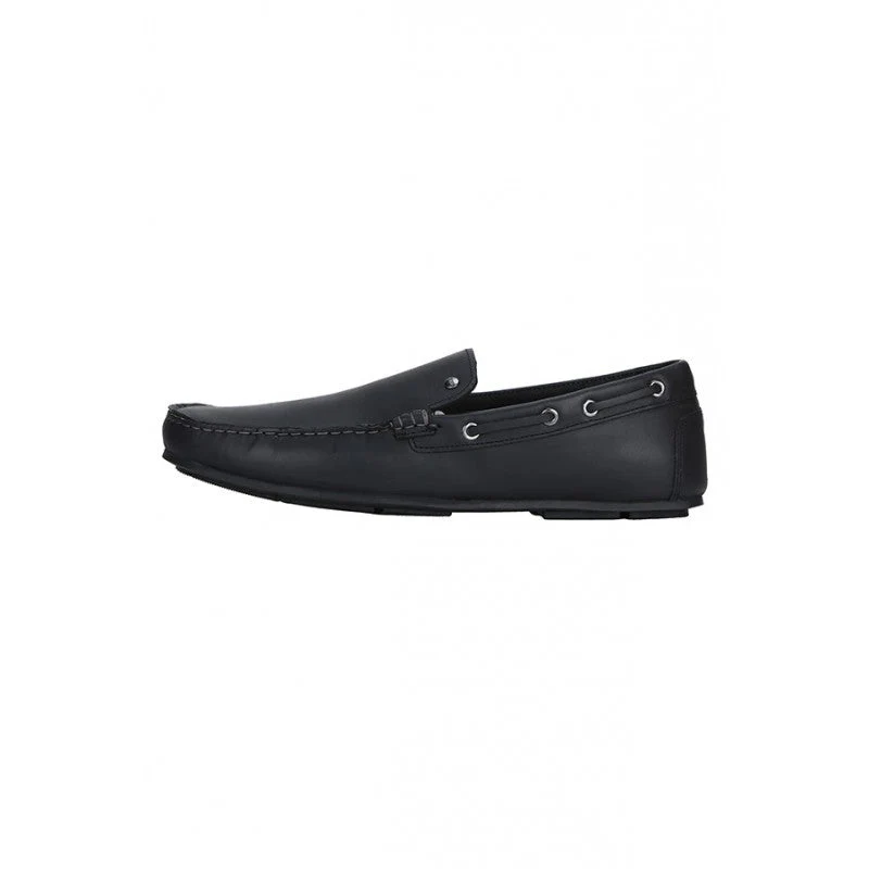 Men Black Loafers - Image 4