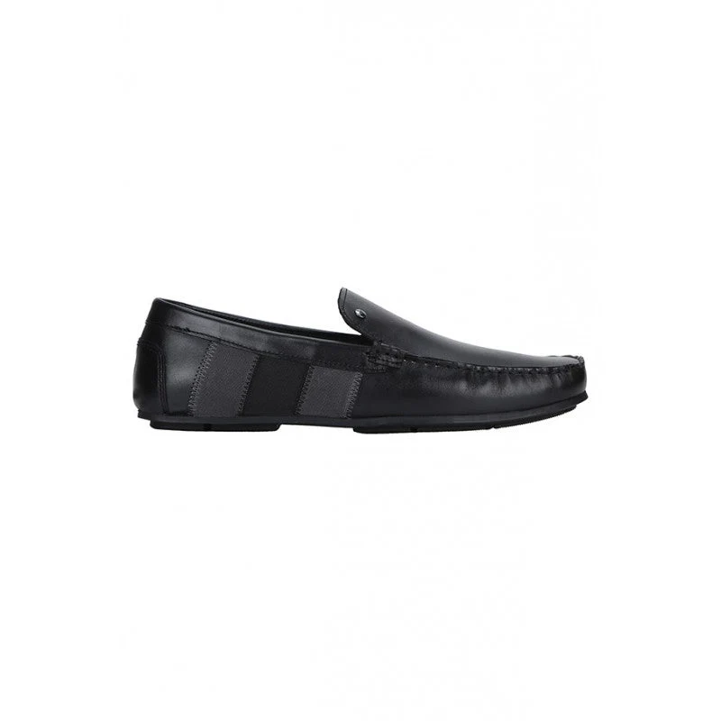 Men Black Loafers - Image 2