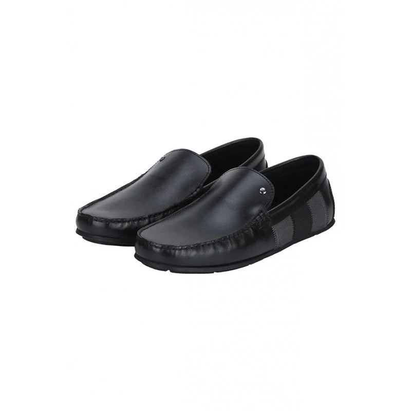 Men Black Loafers - Image 3