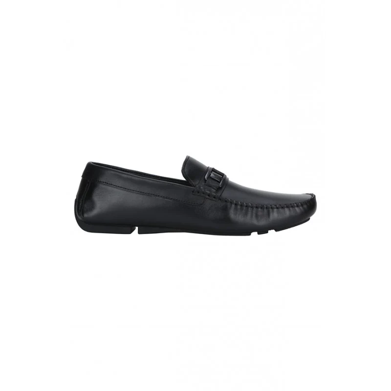 Men Black Loafers - Image 2