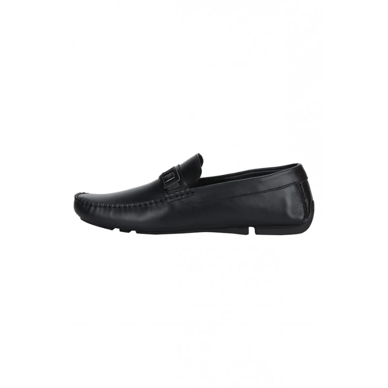 Men Black Loafers - Image 3
