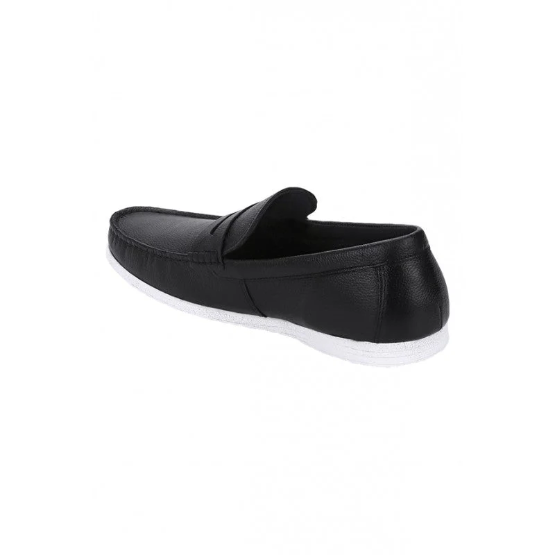 Men Black Loafers - Image 2