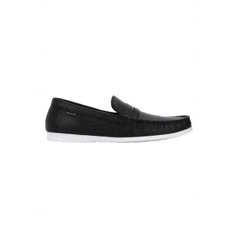 Men Black Loafers - Image 3