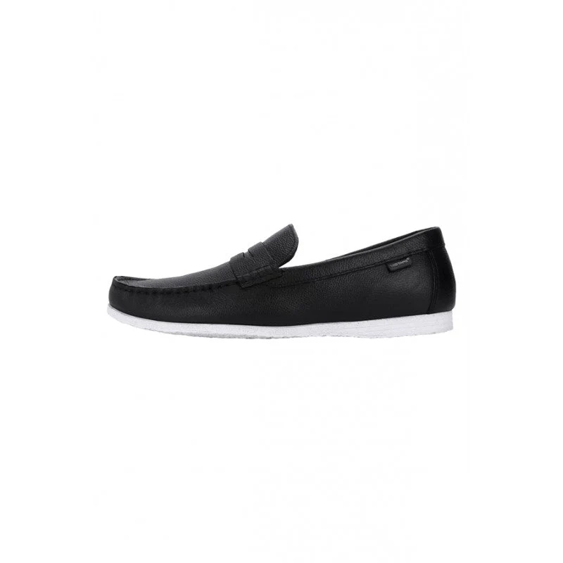 Men Black Loafers - Image 4