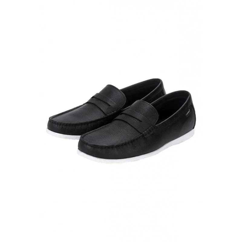 Men Black Loafers - Image 5