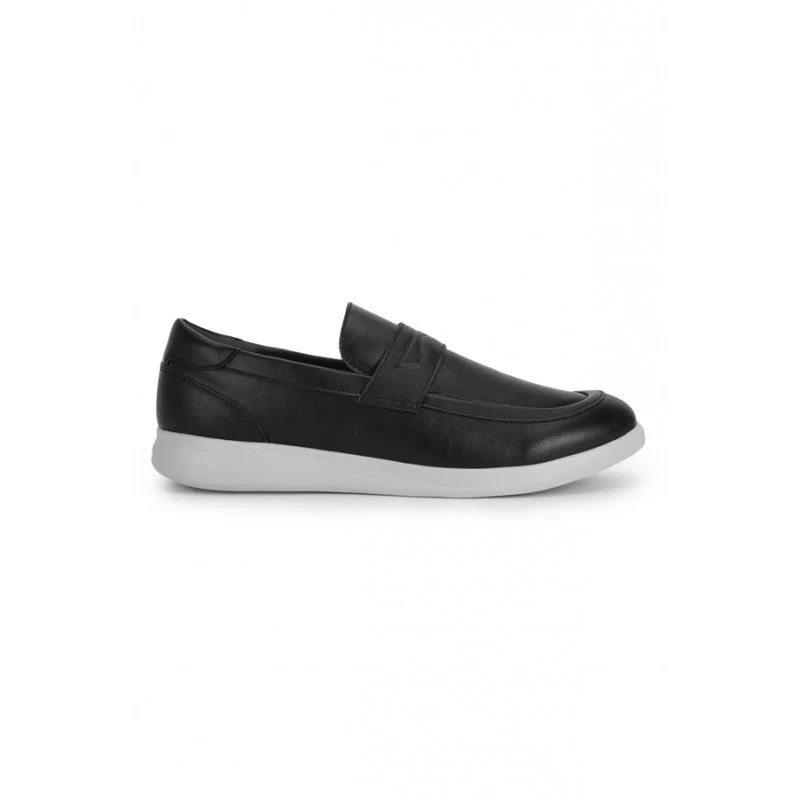 Men Black Loafers - Image 2