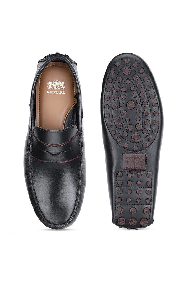 Men Black Loafers - Image 5