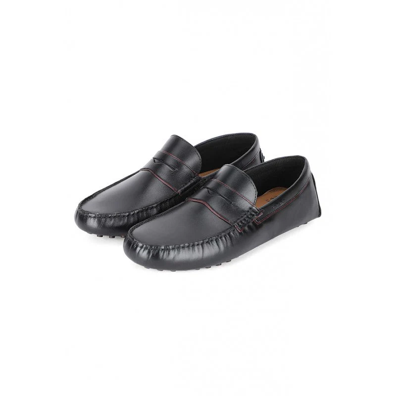 Men Black Loafers - Image 6