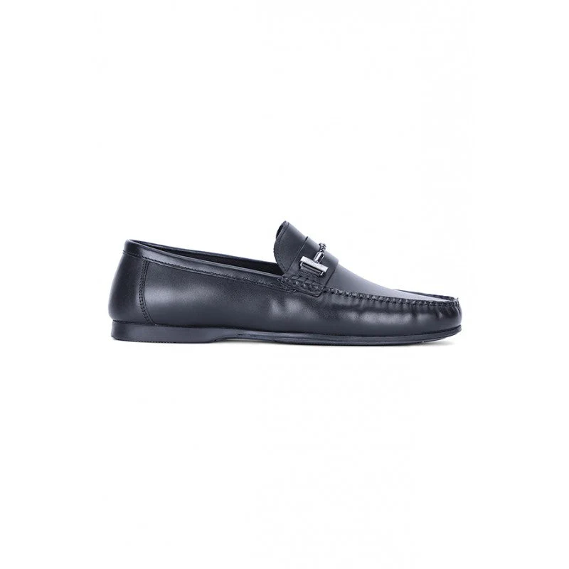 Men Black Loafers - Image 3