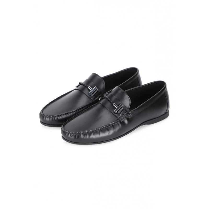 Men Black Loafers - Image 6