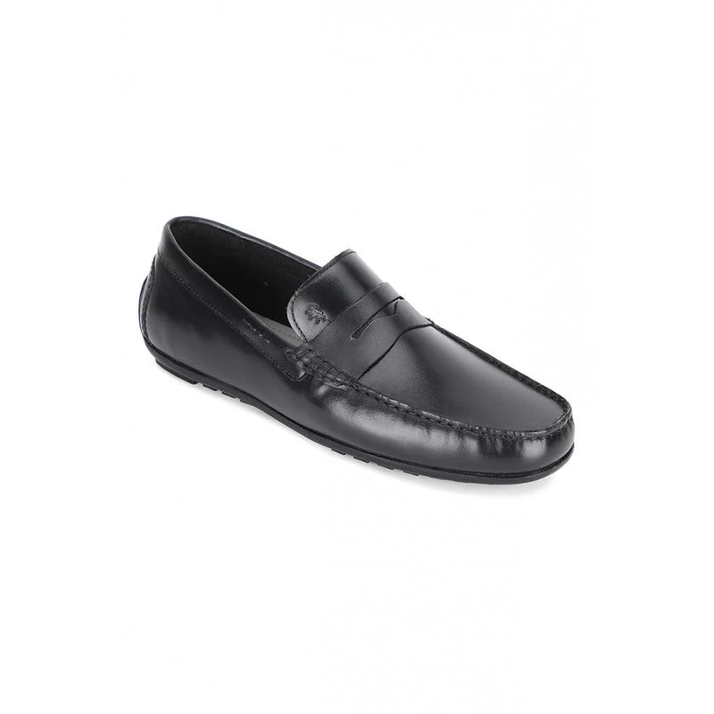 Men Black Loafers - Image 2
