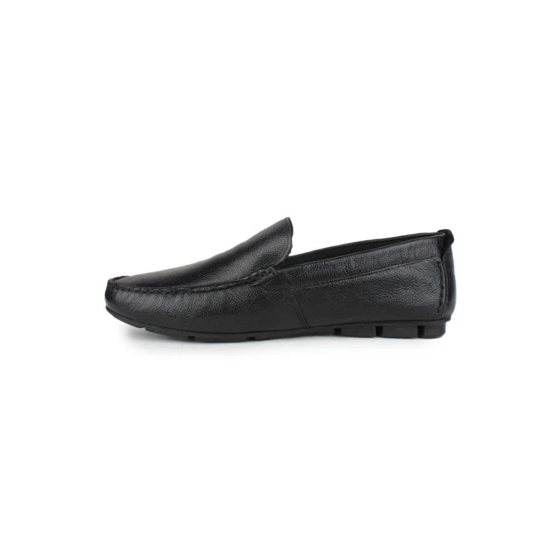 Men Black Loafers - Image 3