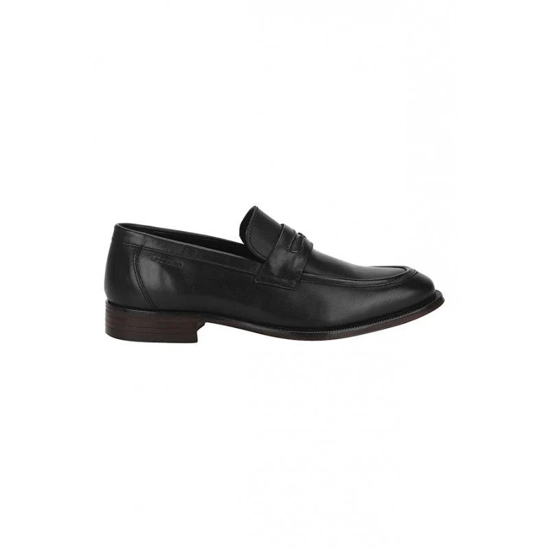 Men Black Loafers - Image 2