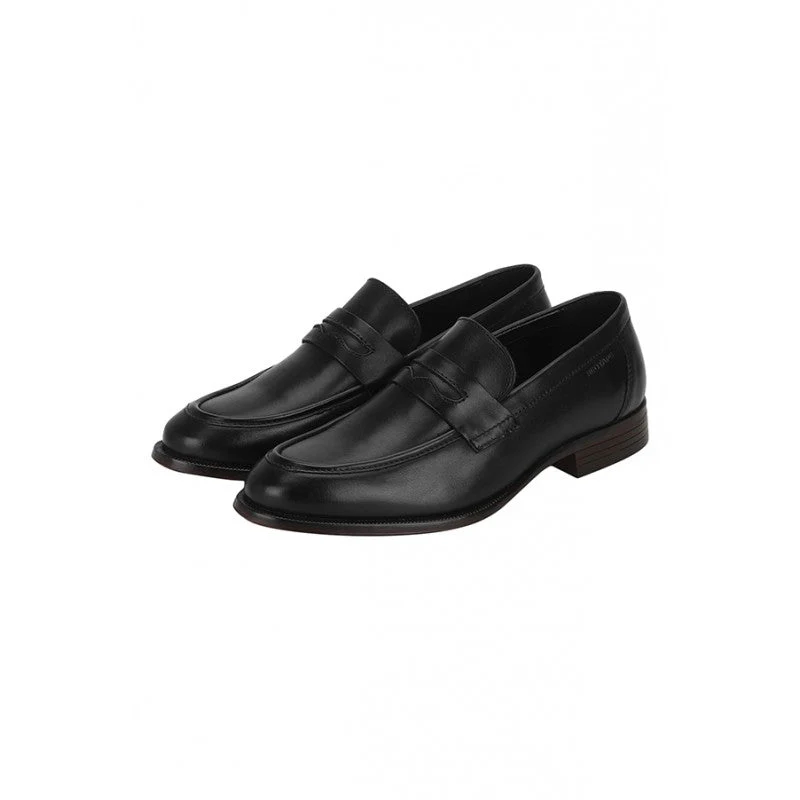 Men Black Loafers - Image 4