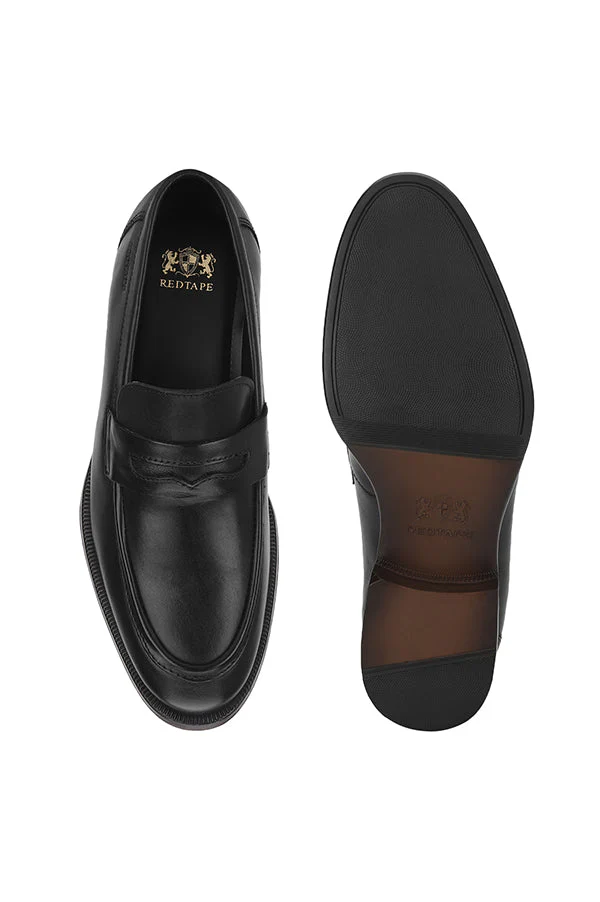 Men Black Loafers - Image 5
